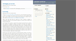 Desktop Screenshot of andrewnorton.info